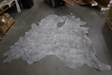 Gray Two Tone Leather Hide Upholstery Whole Full Cow Hide 50 Sq Ft Free Shipping