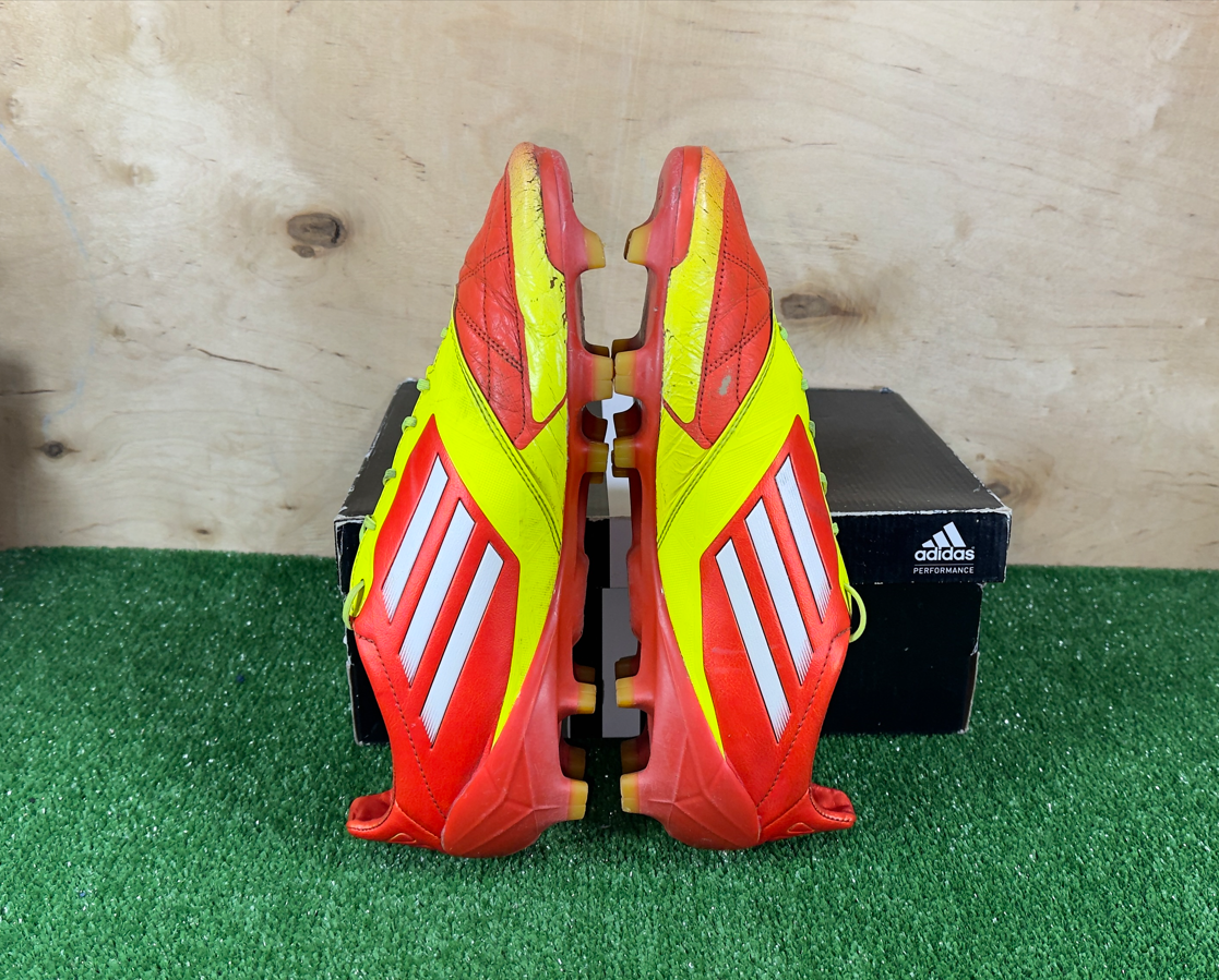 Adidas Adizero F50 FG Leathers V20647 Elite Orange boots Cleats