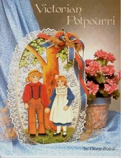 Vintage Victorian Potpourri Decorative Tole Painting Folk Art Book Diane Zufall 