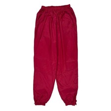 Nike Track Pants - Medium Red Nylon