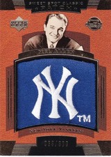 2004 Upper Deck New York Yankees Mel Allen Sweet Spot Classic Patch 063/300