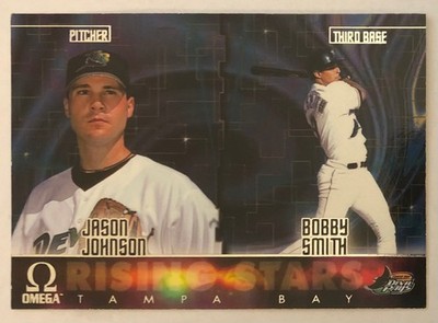 1998 Pacific Omega - Rising Stars - Josh Johnson - Bobby Smith - #15 - NrMt