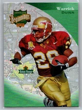 1997 Playoff Absolute Beginnings Football #31 Warrick Dunn RC - VG - Buccaneers