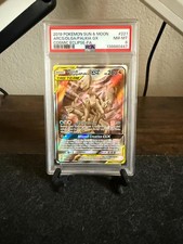 Arceus & Dialga & Palkia GX (Alternate Full Art) 221/236 Sm-Cosmic Eclipse PSA 8