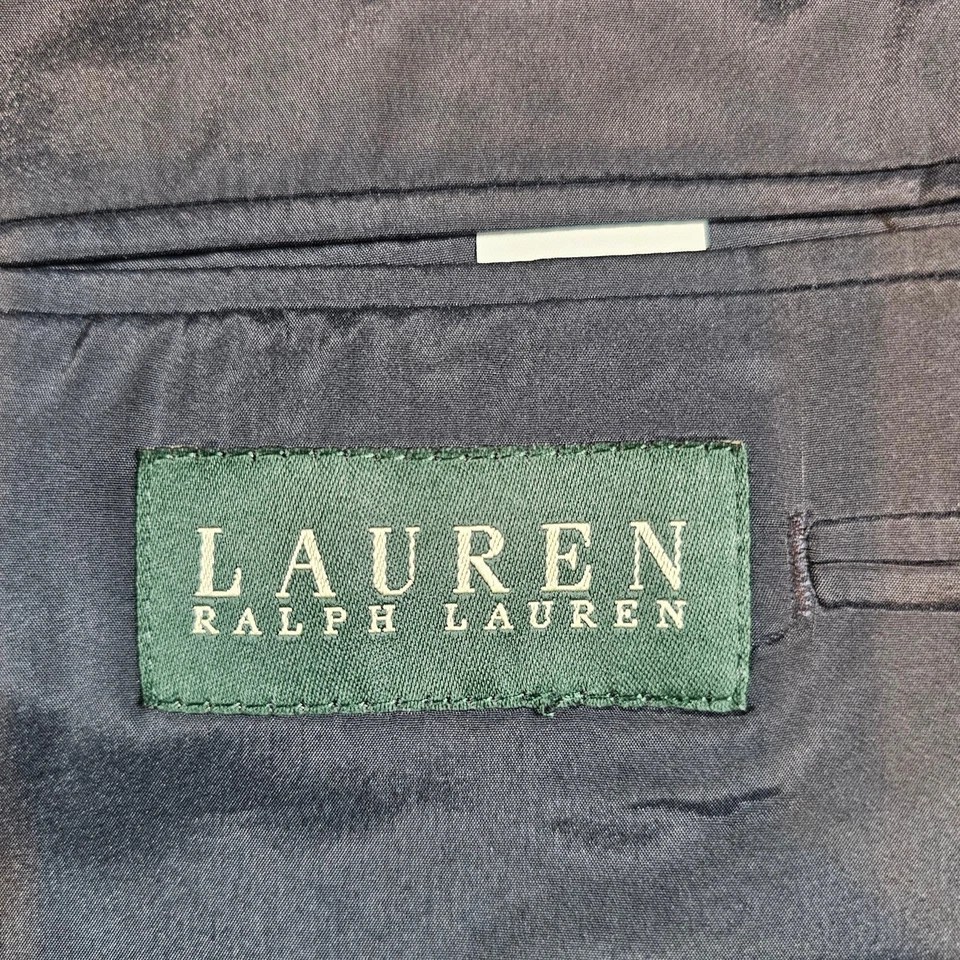 Lauren Ralph Lauren Navy Blue 100% Wool Suite Jacket Coat Men's 48 Regular Gift - Image 4 of 4