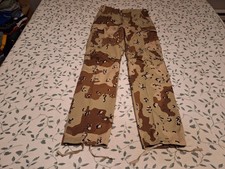 U.S. Army 6-Color Desert Camouflage Pattern Combat Trousers Size Small-Long New