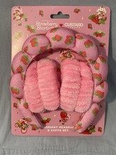 NEW Cute The World of Strawberry Shortcake - Crossiant Headband Cuff Set