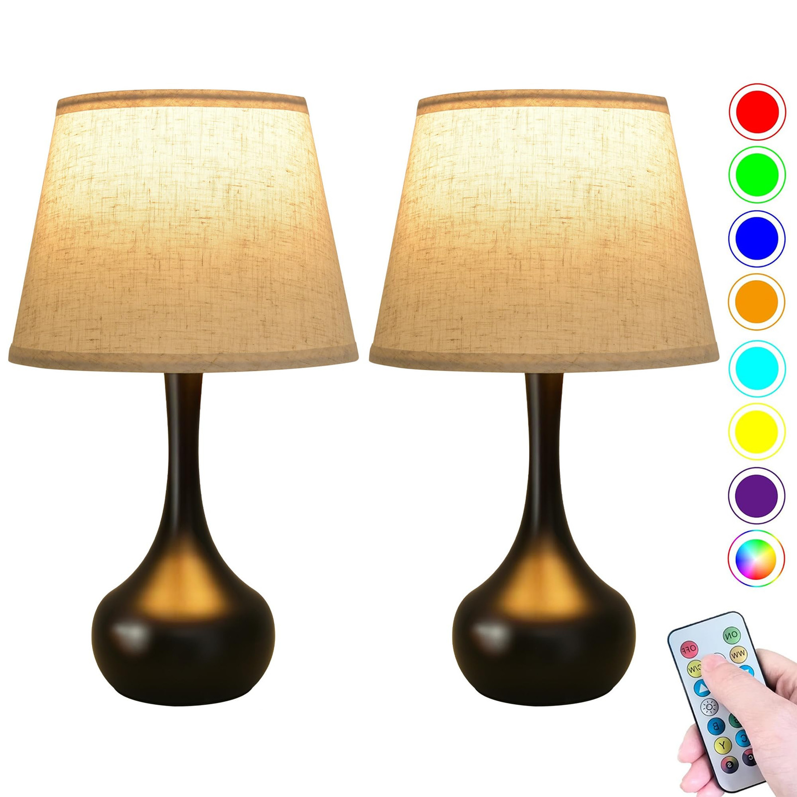 Cordless Rechargeable Battery Operated Table Lamp for Living Room
