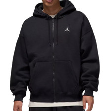 Nike Men's Air Jordan Brooklyn Fleece Oversized Full-Zip Hoodie IB7231-010 j