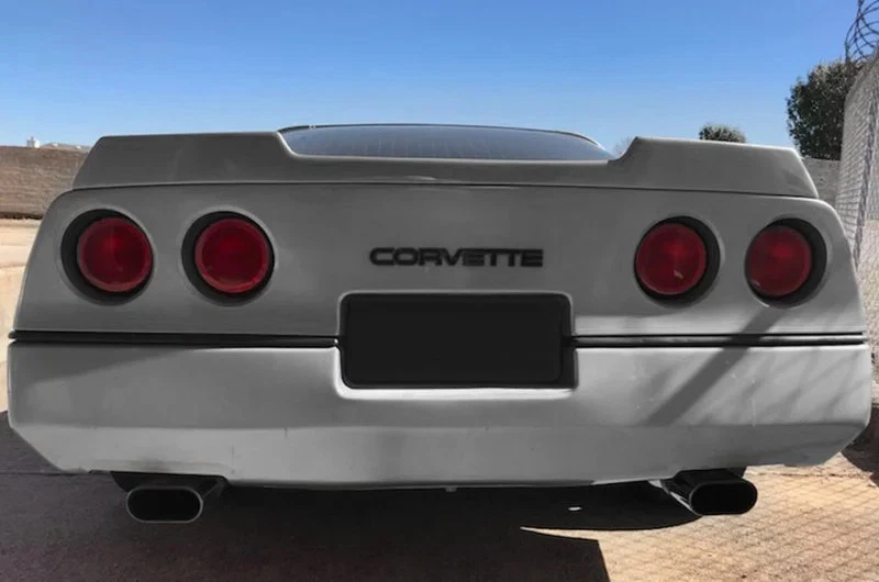 For Chevy Corvette 84-90 Spoiler Wickerbill Inspired Style Fiberglass Rear Lip Foto 2 de 4