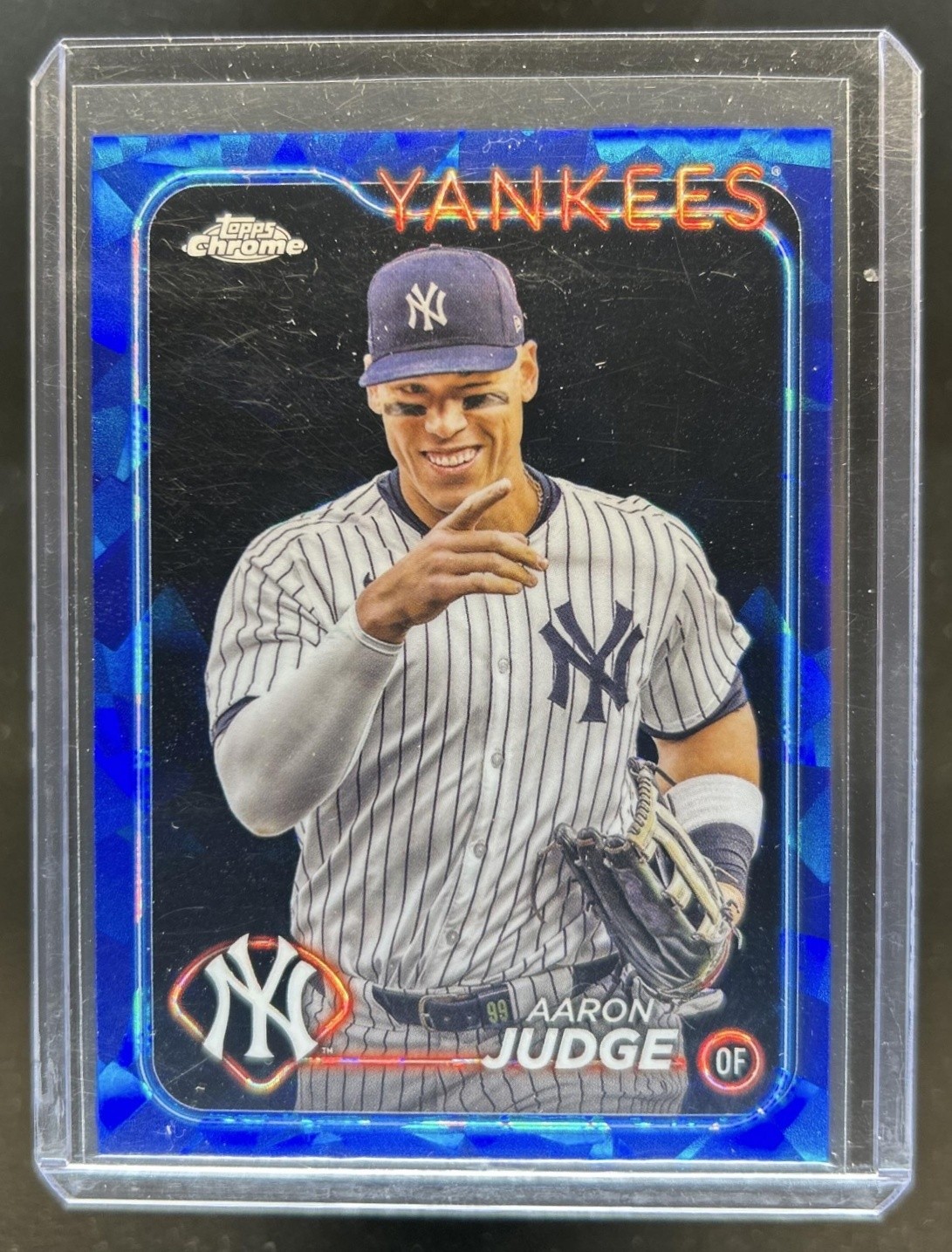 2024 Topps Chrome Sapphire Aaron Judge Image Variations #99 Yankees