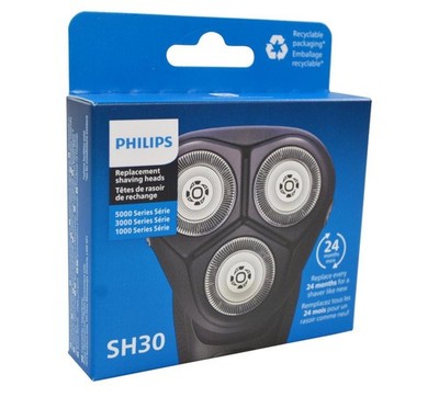Philips SH30/50 Original Ersatzscherköpfe für Rasierer der Serie 3000 und 1000
