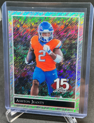 2025 Leaf 15th NSCC National 1992 ASHTON JEANTY SILVER SHIMMER RC #3/15