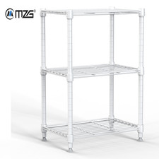 Height Adjustable Indoor Storage Shelves Wire Racking for Bedroom/Office