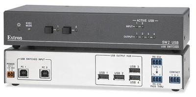 Extron DA2 HD 4K HDMI Distribution Amplifier 2-Output 4K 60Hz w/ AC & HDMI Cable