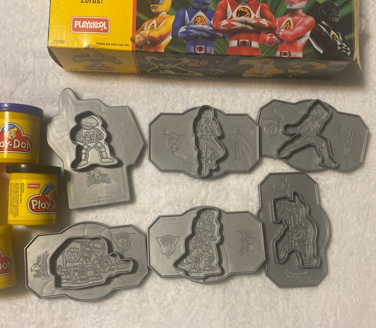MIGHTY MORPHIN POWER RANGERS 1994 Play-Doh Vintage Playset W/ Box