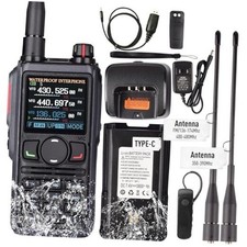 RT-580G GPS Bluetooth Dual Band Waterproof Ham Radio with Aviation Band