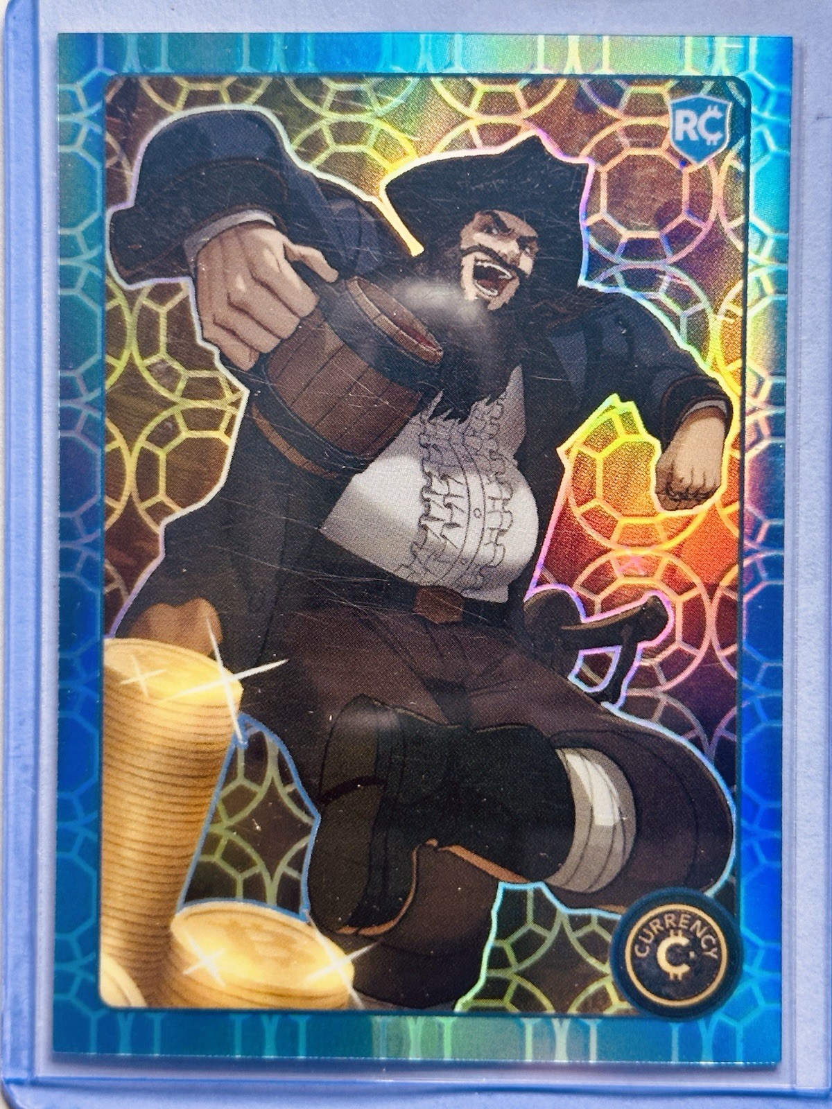 BLACKBEARD  #60  2025 Cardsmiths Currency S5 Series 5 Blue Topaz Gem # 020/199