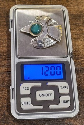 Vintage Peruvian Designer Graziella Laffi Peru Sterling Silver Pin