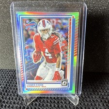 2025 Panini Donruss Optic James Cook Holo Prizm #138 Buffalo Bills NFL