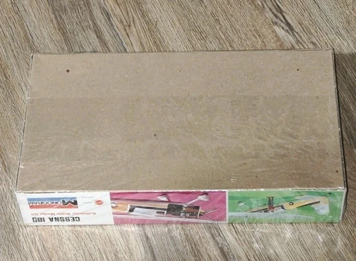 VINTAGE MONOGRAM MATTEL CESSNA 180 MODEL AIRCRAFT KIT 6825 BRAND NEW SEALED - Image 2 of 4
