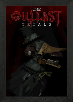 The Outlast Trials Game Poster Framed Wall Art Poster Canvas Print Picture