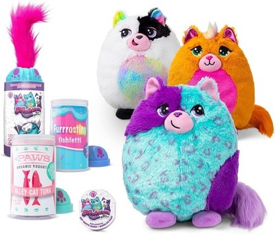 Basic Fun 03936 Überraschung Katze Plüschtier, Kuscheltier für Mädchen und Jungen,... 
