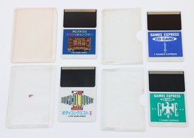 Games Express PC Engine PCE HuCard Super CD Set Hi-Leg Fantasy Strip Fighter II