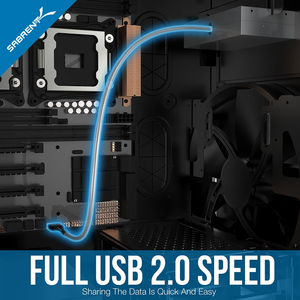 SABRENT 74 in 1 3.5 Inch Internal Flash Supports 74 Memory Type, Black,Silver - Image 2 of 4