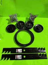 Husqvarna Z142 Deck Rebuild Kit – Gator Blades, Spindles, Belt & Pulleys