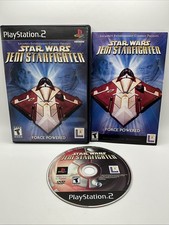 Star Wars Jedi Starfighter Game (Sony PlayStation 2, PS2) CIB W/ Reg Card