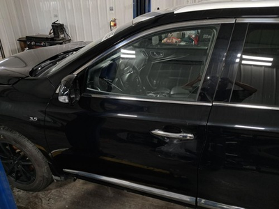 #ad 2017 INFINITI QX60 Driver Left Front Door Shell Used 4DR SUV Black PW CLR $250.09