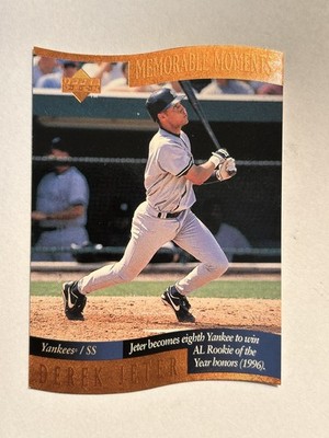 1997 Upper Deck Derek Jeter #3 HOF Memorable Moments New York Yankees