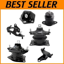 6 Mount Set for 2003-07 Accord 3.0L V6 - Reliable Engine & Transmission Solution