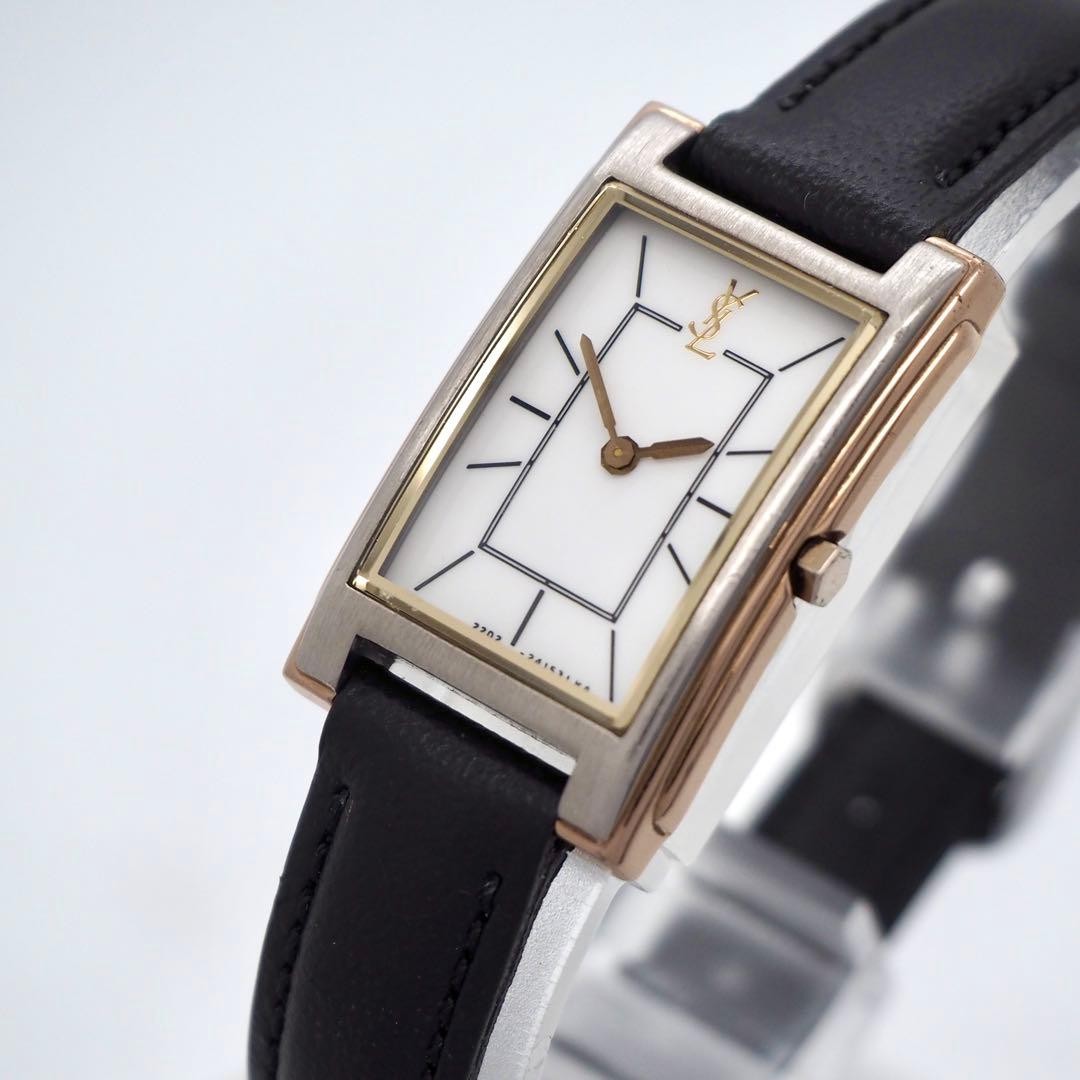 Yves Saint Laurent Watch Square Rectangular Ladie… - image 1