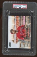 2019 STADIUM CLUB OVERSIZED BASE TOPPER #OBVMT MIKE TROUT POP 2 NONE ^ PSA 8