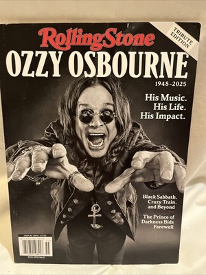 Ozzy Osbourne Rolling Stone Tribute Edition Magazine His Music Life Impact