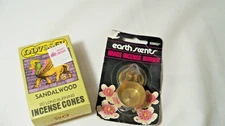 Vintage NOS Scentex  Brass Incence Burner w Bonus Incense Cones