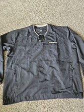 Nike Golf Pull Over Jacket Wind Breaker Men's Size 2XL Black Outdoors Sports NWT