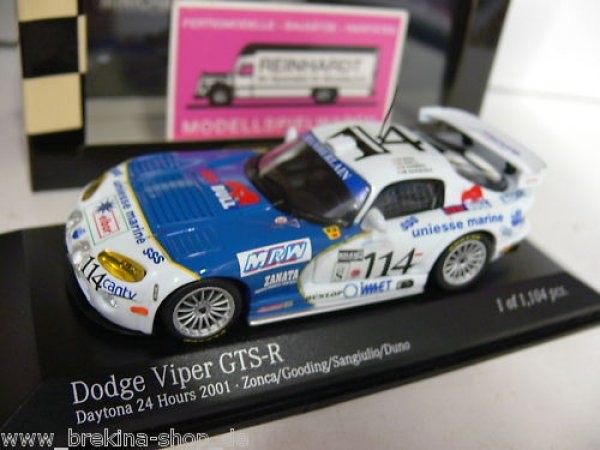 1/43 Minichamps Dodge Viper GTS-R Daytona 24Hrs 01 #114 400011414-image