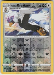 Hisuian Braviary 149/195 Silver Tempest Reverse Holo