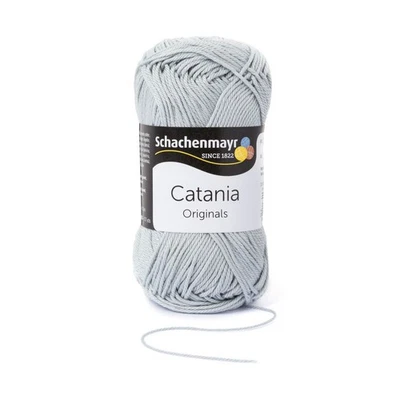 CATANIA von Schachenmayr - SILBER (00172) - 50 g / ca. 125 m Wolle - Bild 1 von 4