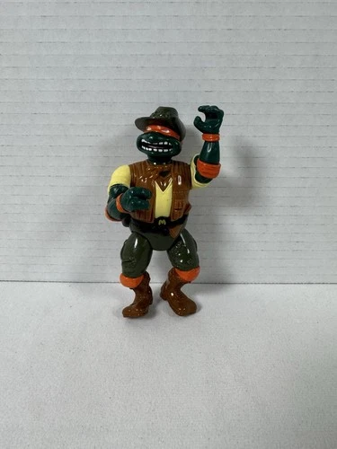 Vintage 1995 TMNT  Mikey Michaelangelo Adventure Safari Figure Ninja Turtle