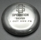 Operation Silver 1 Oz .999 Silver Button