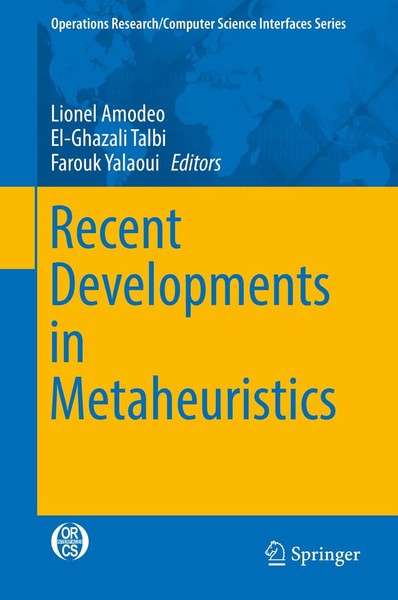 Recent Developments In Metaheuristics Lionel Amodeo-image