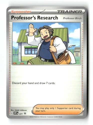 Professor's Research 221 P Scarlet & Violet Promo Pokemon NM