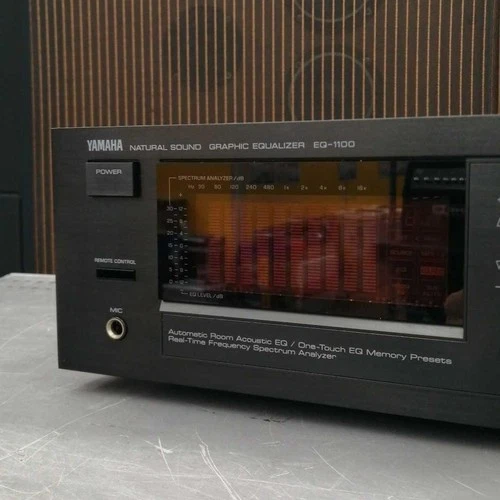 Yamaha EQ-1100 Natural Sound Graphic Equalizer Stereo EQ Tested Working from JP