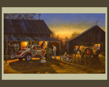 Farm "Saturday Night Special" Panel Cotton Fabric