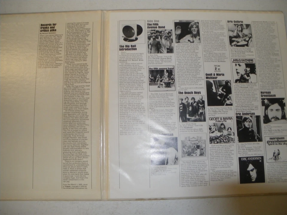 THE BIG BALL *2xLP* Warner Bros PRO358* Original 1970 mothers, grateful dead - Image 4 of 4