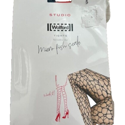 Collants Wolford Micro Fish Scale Deep Ocean Taille S - Neuf Avec étiquettes